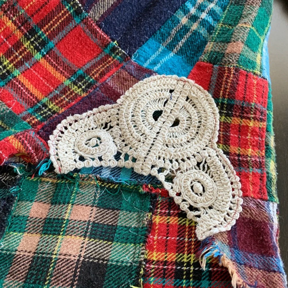 Free People Lost in Plaid Flannel (M) - Picture 2 of 8